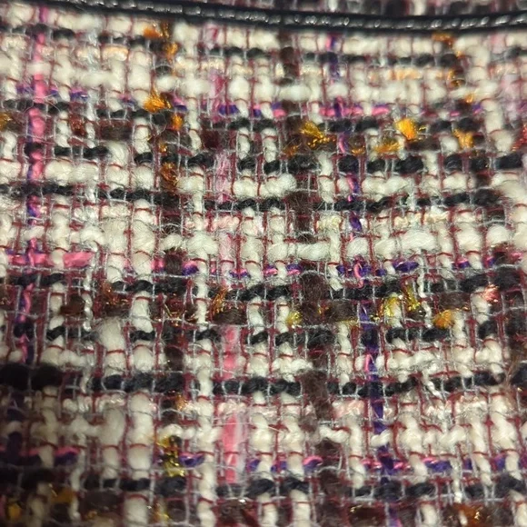 Vintage Y2K Coach Tweed Shoulder Bag Purse Tote - Picture 9 of 9